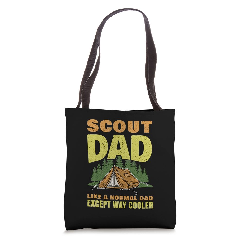 Scout Dad Life Scouting Lovers Hiking Hay Camper Camp Tent Tote Bag ^-^